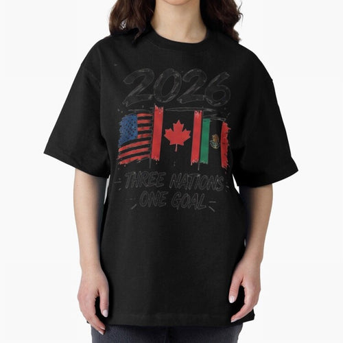2026 Three Nations One Goal Football Tee Classic T-Shirt Stand Proud for Match Day Hype around FIFA World Cup 2026 Group Stage, Haaland and Mbappe, France, Stadium Memories, Football Loyalty, International Chants and Championship Tradition; Created