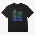 Boston Soccer 2026 Massachusetts Football Fan Classic T-Shirt Celebrate Unforgettable Nights in FIFA World Cup 2026 Group Stage for Fans of Messi, CR7 and Mbappe and Argentina and Brazil, Bringing Worldwide Fan Energy, Dramatic Goals, Stadium