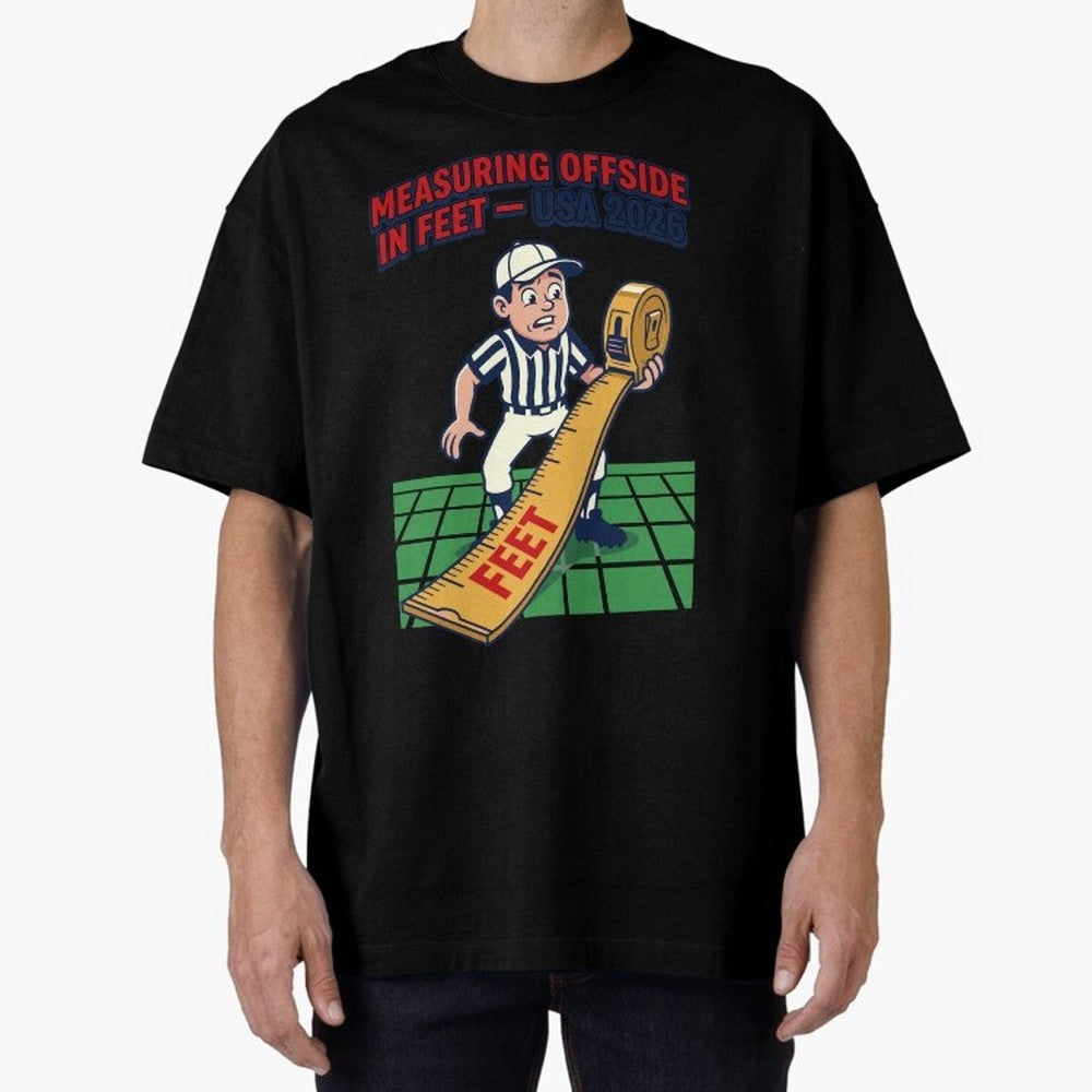 Measuring Offside in Feet ¡ª USA 2026 V1 Classic T-Shirt Bring Global Football Passion for FIFA World Cup 2026 Group Stage, Driven by Neymar, Argentina and Brazil, Global Supporter Spirit, Legendary Goals, National Colors and Tournament