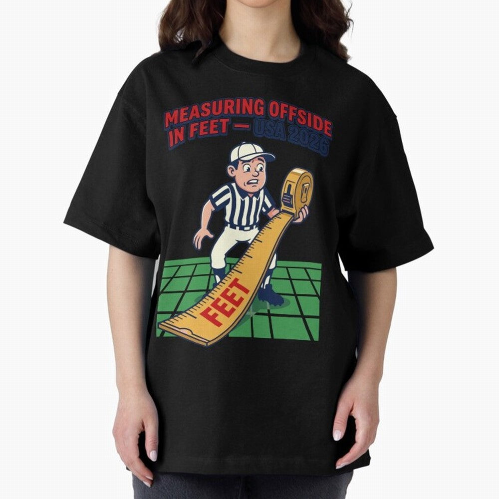 Measuring Offside in Feet ¡ª USA 2026 V1 Classic T-Shirt Bring Global Football Passion for FIFA World Cup 2026 Group Stage, Driven by Neymar, Argentina and Brazil, Global Supporter Spirit, Legendary Goals, National Colors and Tournament