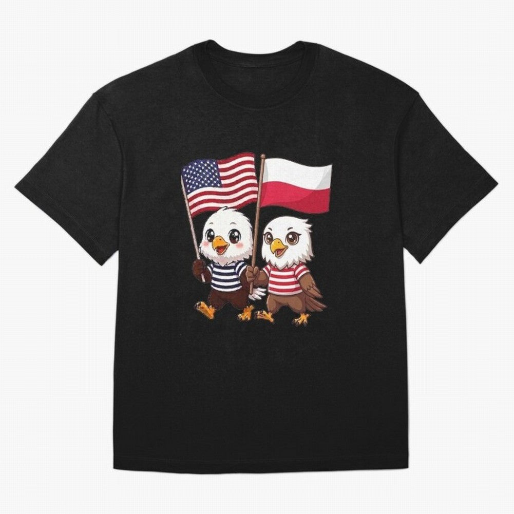 The American eagle and its friend, the Polish eagle Classic T-Shirt Honor Champions and Dreams in Match Day Hype around FIFA World Cup 2026 Group Stage, Mbappe, Argentina, France and Brazil, Champion Mindset, Group Stage Buzz, Knockout Tension and