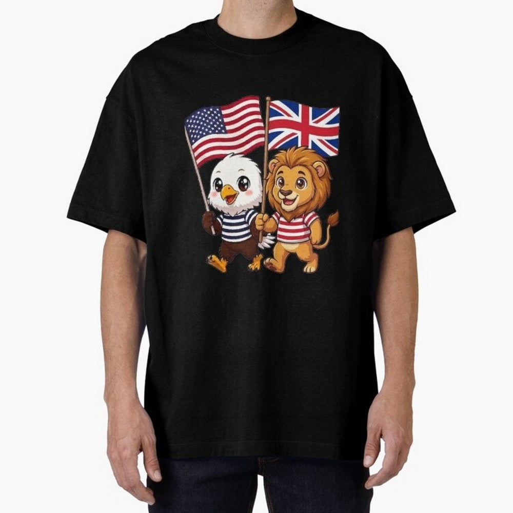 The American eagle and its brothers, the British lion Classic T-Shirt Celebrate the Next Chapter of FIFA World Cup 2026 Group Stage Highlighting Neymar, Haaland and Cristiano Ronaldo, Brazil Energy, Supporter Pride, Iconic Celebrations, Legendary