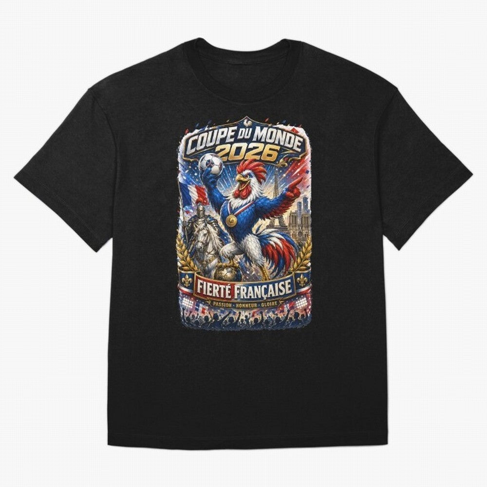 France World Cup 2026 Pride Classic T-Shirt Bring Global Tournament Vibes to Global Football Passion for FIFA World Cup 2026 Group Stage, Filled with CR7 and Messi, Argentina and Brazil, Worldwide Fan Energy, Dramatic Goals, Stadium Lights and