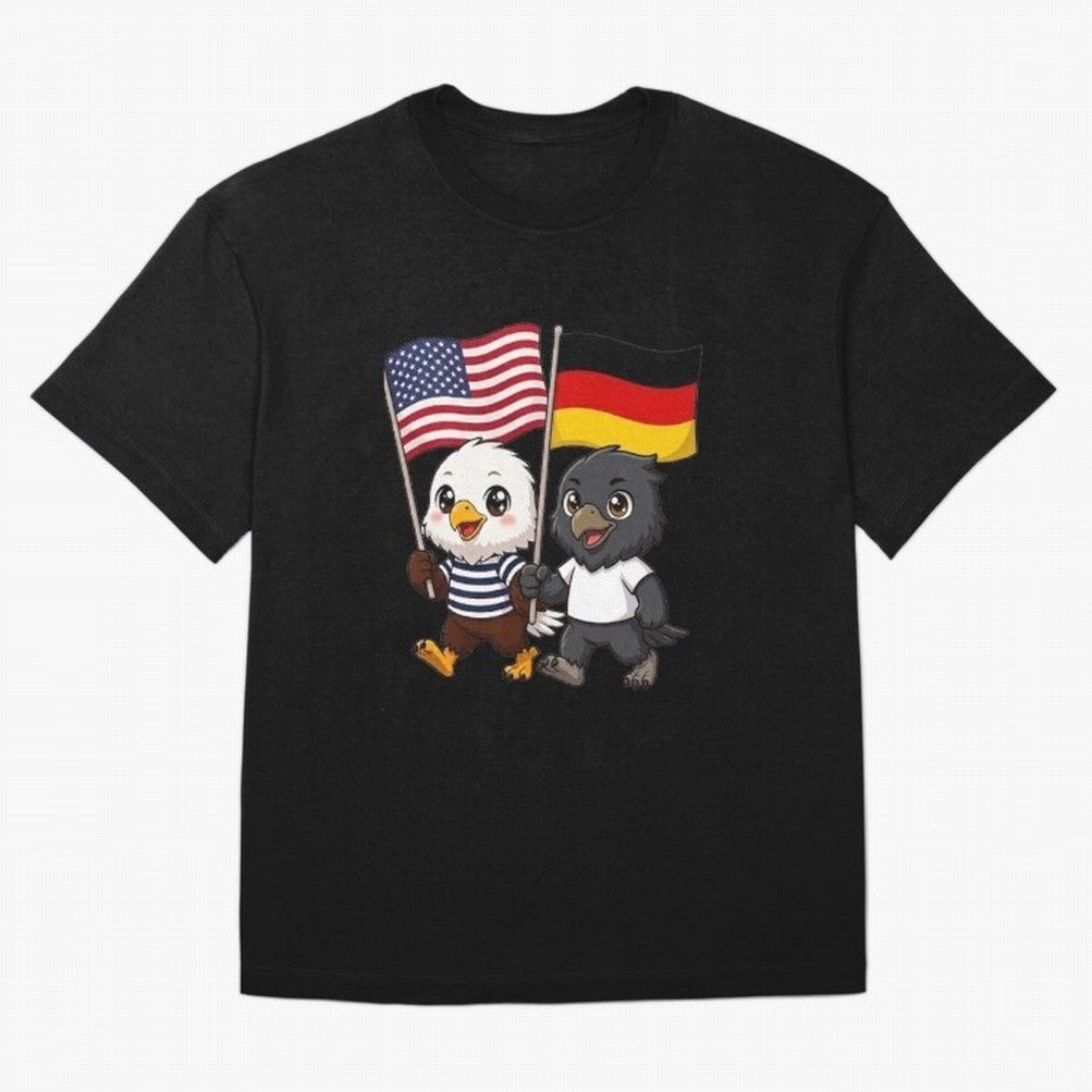 The American eagle and its friend the German eagle Classic T-Shirt Carry the Dream of FIFA World Cup 2026 Group Stage Capturing Haaland and Mbappe, Argentina Energy, Champion Mindset, Group Stage Buzz, Knockout Tension and Passionate Fan Culture;
