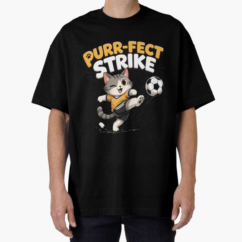 Copy of Purr-fect Strike Classic T-Shirt Showcase Match Day Hype around FIFA World Cup 2026 USA Canada Mexico, CR7 and Messi, England, France and Netherlands, Stadium Chants, National Pride, Trophy Dreams and Unforgettable Football Memories;
