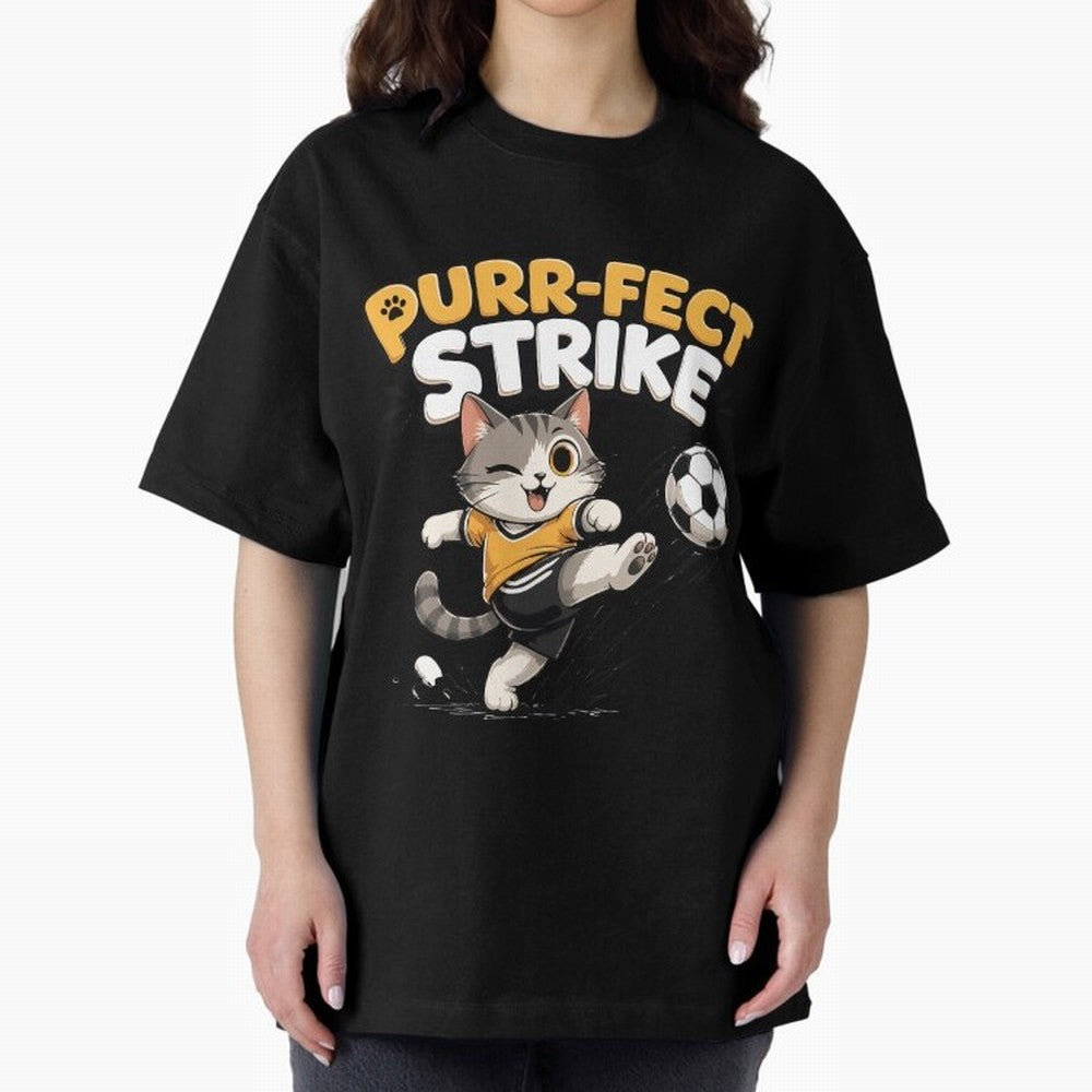 Copy of Purr-fect Strike Classic T-Shirt Showcase Match Day Hype around FIFA World Cup 2026 USA Canada Mexico, CR7 and Messi, England, France and Netherlands, Stadium Chants, National Pride, Trophy Dreams and Unforgettable Football Memories;
