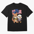 the Australian kangaroo and its friend the American eagle Classic T-Shirt Celebrate the Magic of FIFA World Cup 2026 for Fans of Cristiano Ronaldo and Argentina and Brazil, Bringing Fan Favorite Moments, National Team Passion, Big Match Drama and