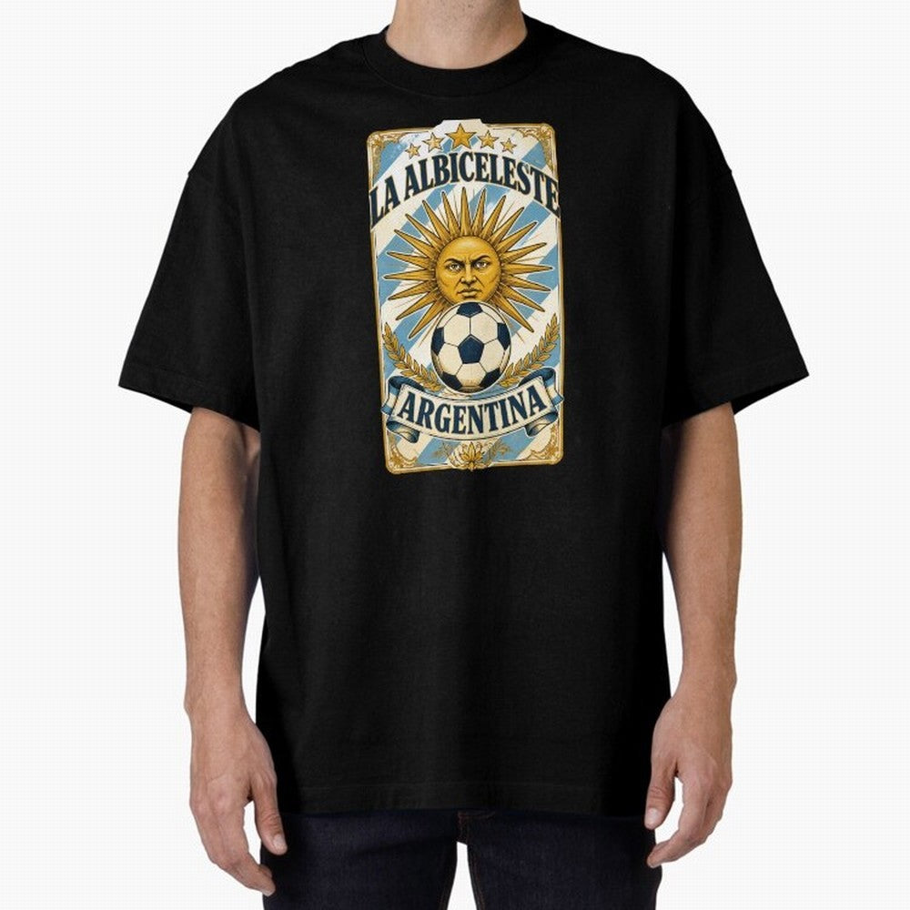 Argentina Soccer Sun - La Albiceleste Vintage Champions Football Fan T-Shirt Classic T-Shirt Show Your Tournament Heart for Match Day Hype around FIFA World Cup 2026, Messi, Germany, Fan Favorite Moments, National Team Passion, Big Match Drama and