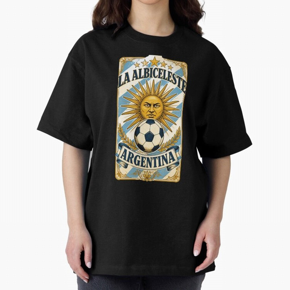 Argentina Soccer Sun - La Albiceleste Vintage Champions Football Fan T-Shirt Classic T-Shirt Show Your Tournament Heart for Match Day Hype around FIFA World Cup 2026, Messi, Germany, Fan Favorite Moments, National Team Passion, Big Match Drama and