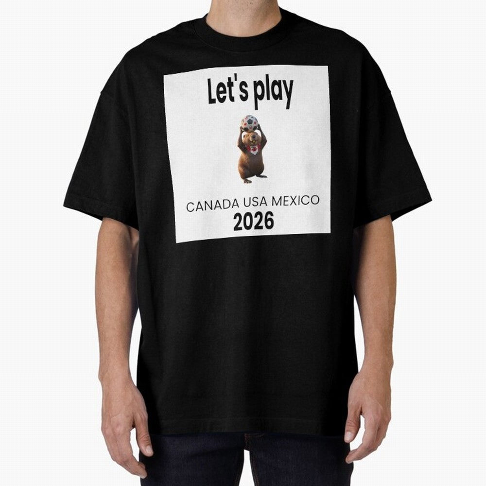 Canadian beaver invites you to World Cup 2026 in USA, Canada and Mexico Classic T-Shirt Fuel Global Football Passion for FIFA World Cup 2026 Group Stage, Centered on Neymar, Haaland and Cristiano Ronaldo, Brazil, Championship Spirit, Famous Goals,