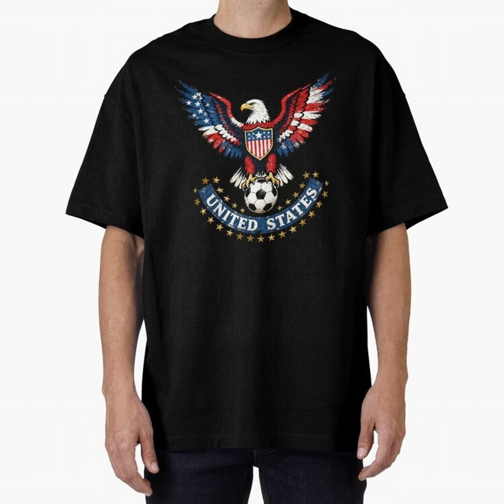 USA Soccer Eagle - United States Football Fan Classic T-Shirt Join Global Football Passion for FIFA World Cup 2026, Inspired by Messi, Germany, Football Passion, Legendary Performances, Festival Vibes and Supporter Community; Perfect for People Who