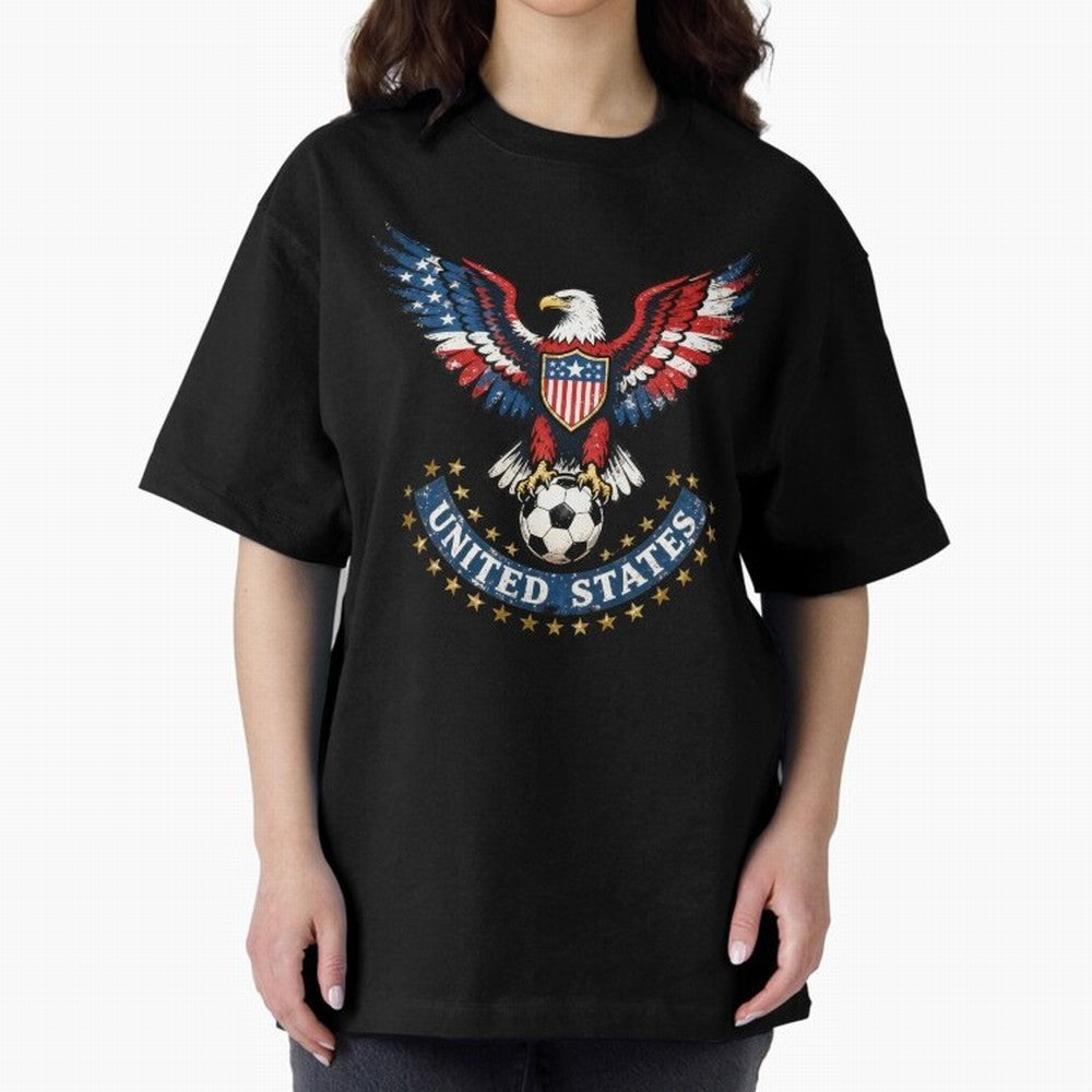 USA Soccer Eagle - United States Football Fan Classic T-Shirt Join Global Football Passion for FIFA World Cup 2026, Inspired by Messi, Germany, Football Passion, Legendary Performances, Festival Vibes and Supporter Community; Perfect for People Who