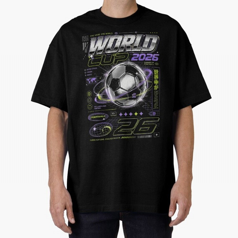 WORLD CUP 2026 RETRO Classic T-Shirt Celebrate Football Dreams Across FIFA World Cup 2026 USA Canada Mexico Connected to Haaland and Mbappe, Portugal, Spain and Germany Energy, Sports Nostalgia, International Competition, Famous Players and