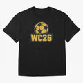 WC26 Soccer Ball Vintage Football Fan Design Classic T-Shirt Follow the Final Road of Global Football Passion for FIFA World Cup 2026, Capturing Cristiano Ronaldo, Haaland and CR7, Brazil, Match Day Excitement, Supporter Culture, Golden Goals and