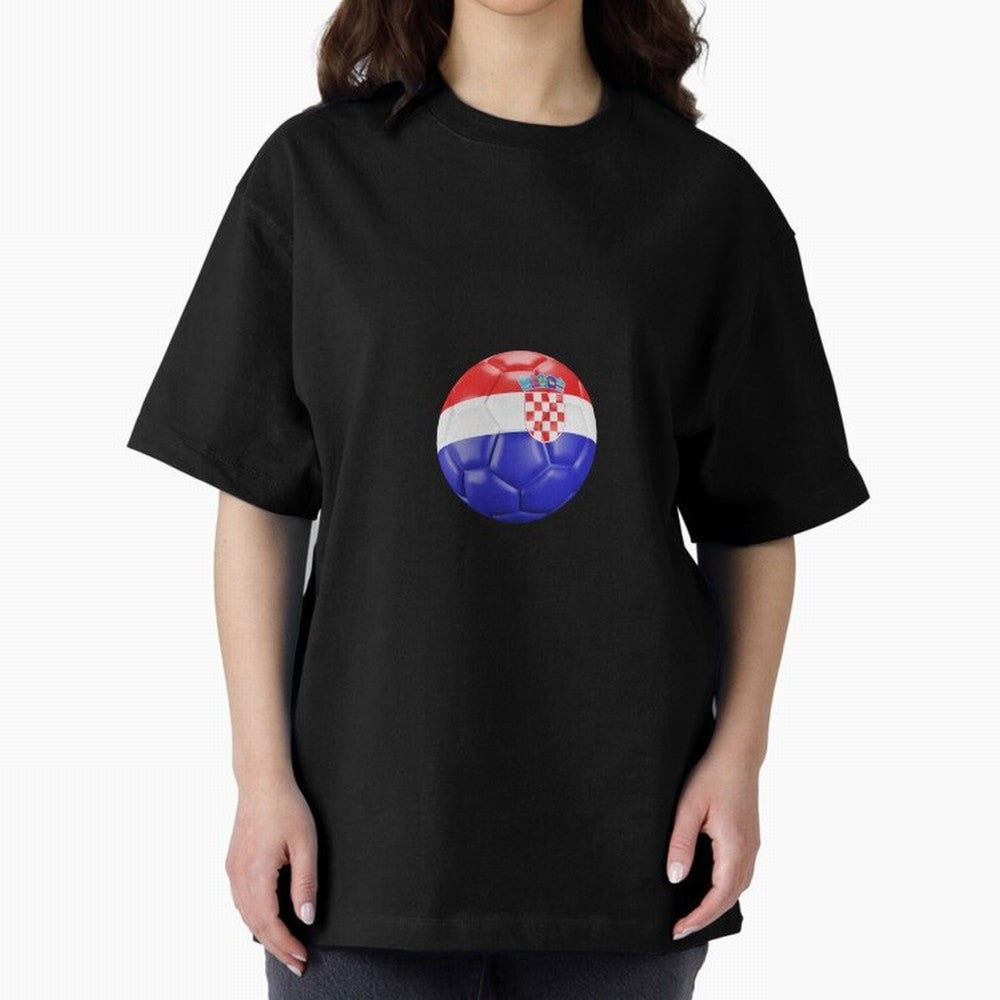 Croatia Ball Classic T-Shirt Stand Out with Spirit from FIFA World Cup 2026 for Fans of Cristiano Ronaldo, Haaland and CR7 and Portugal, Bringing Championship Spirit, Famous Goals, Roaring Crowds and International Football Unity; Perfect for Fans,