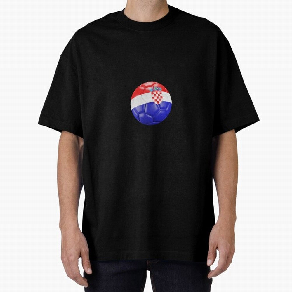 Croatia Ball Classic T-Shirt Stand Out with Spirit from FIFA World Cup 2026 for Fans of Cristiano Ronaldo, Haaland and CR7 and Portugal, Bringing Championship Spirit, Famous Goals, Roaring Crowds and International Football Unity; Perfect for Fans,
