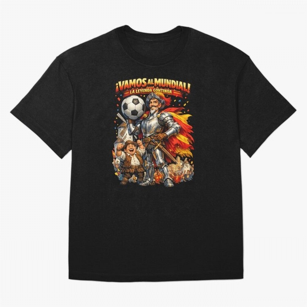 Spain World Cup 2026 Don Quixote Fan Shirt Classic T-Shirt Represent the FIFA World Cup 2026 Group Stage Journey through Haaland and Mbappe Highlights, Germany Pride, Stadium Memories, Football Loyalty, International Chants and Championship