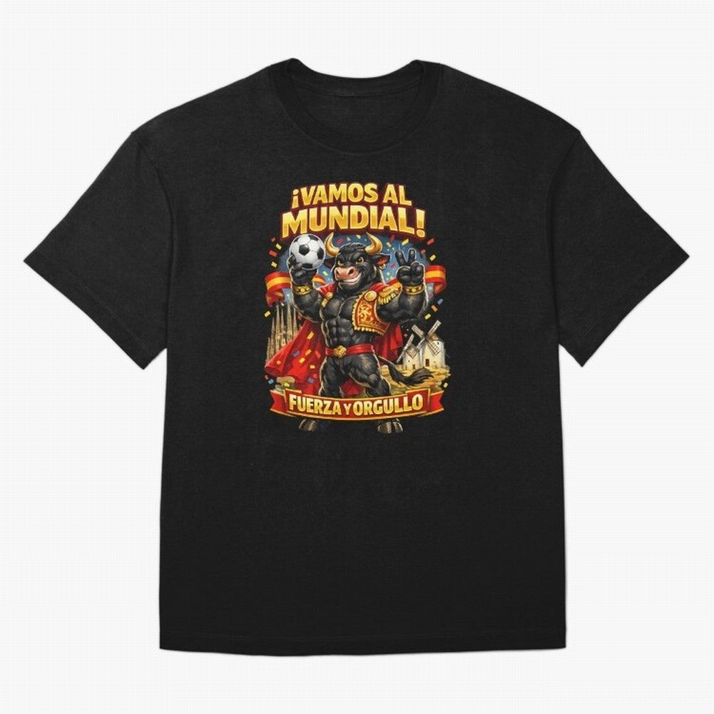 Spain World Cup 2026 Bull Fan Shirt Classic T-Shirt Support the Legends of Global Football Passion for FIFA World Cup 2026 USA Canada Mexico, Built around CR7, Argentina and Brazil, Worldwide Fan Energy, Dramatic Goals, Stadium Lights and