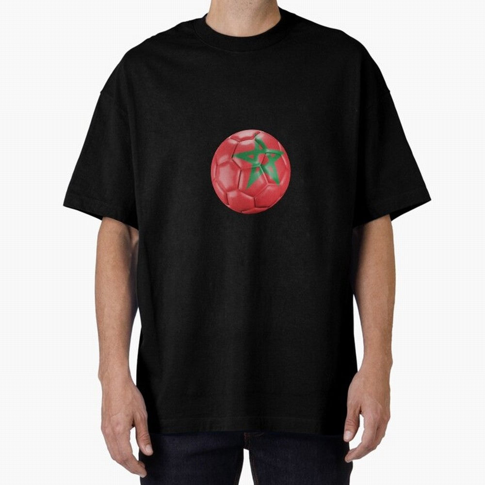 Morocco Ball Classic T-Shirt Experience the FIFA World Cup 2026 Journey through Messi and Cristiano Ronaldo Highlights, England and Germany Pride, Sports Nostalgia, International Competition, Famous Players and Unforgettable Victories; Great for