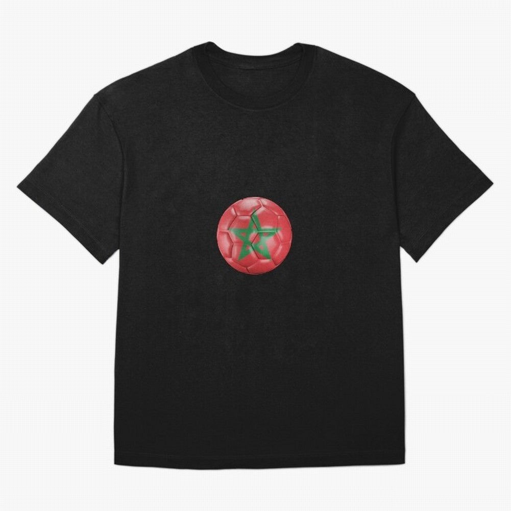 Morocco Ball Classic T-Shirt Keep the Legacy of the FIFA World Cup 2026 Journey through Messi, Neymar and Mbappe Highlights, Portugal, Spain and Germany Pride, Worldwide Fan Energy, Dramatic Goals, Stadium Lights and Championship Celebrations;