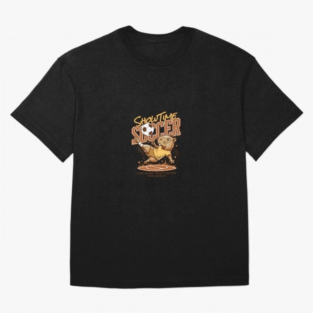 Capybara Playing Soccer Football Vibes Classic T-Shirt Celebrate Every Goal in FIFA World Cup 2026 for Fans of Neymar, Haaland and Cristiano Ronaldo and Argentina and Brazil, Bringing Champion Mindset, Group Stage Buzz, Knockout Tension and