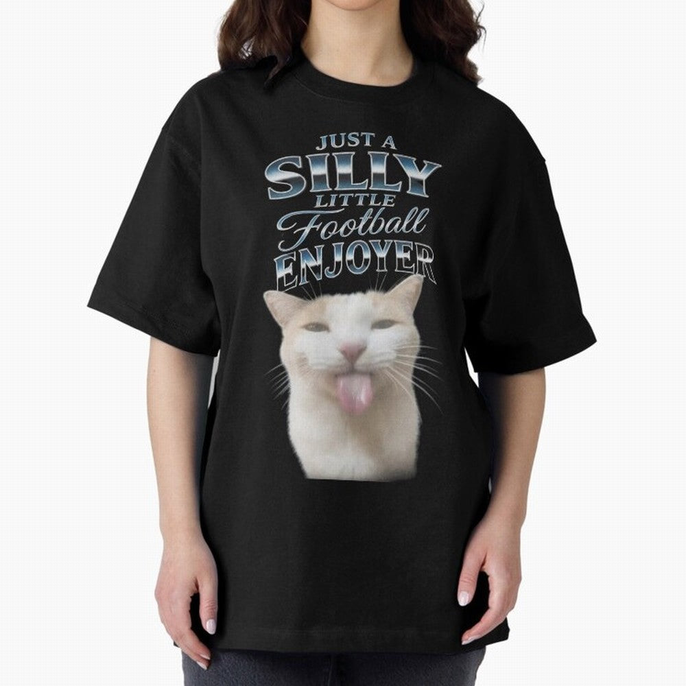 Just A Silly Football Enjoyer World Cup 2026 USA Meme Soccer Classic T-Shirt Show Your Stadium Side during FIFA World Cup 2026 USA Canada Mexico Spirit, Filled with France and Portugal, Neymar, Haaland and Cristiano Ronaldo, Classic Soccer
