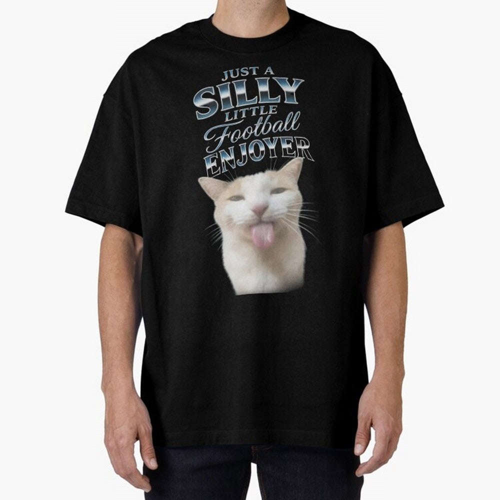 Just A Silly Football Enjoyer World Cup 2026 USA Meme Soccer Classic T-Shirt Show Your Stadium Side during FIFA World Cup 2026 USA Canada Mexico Spirit, Filled with France and Portugal, Neymar, Haaland and Cristiano Ronaldo, Classic Soccer