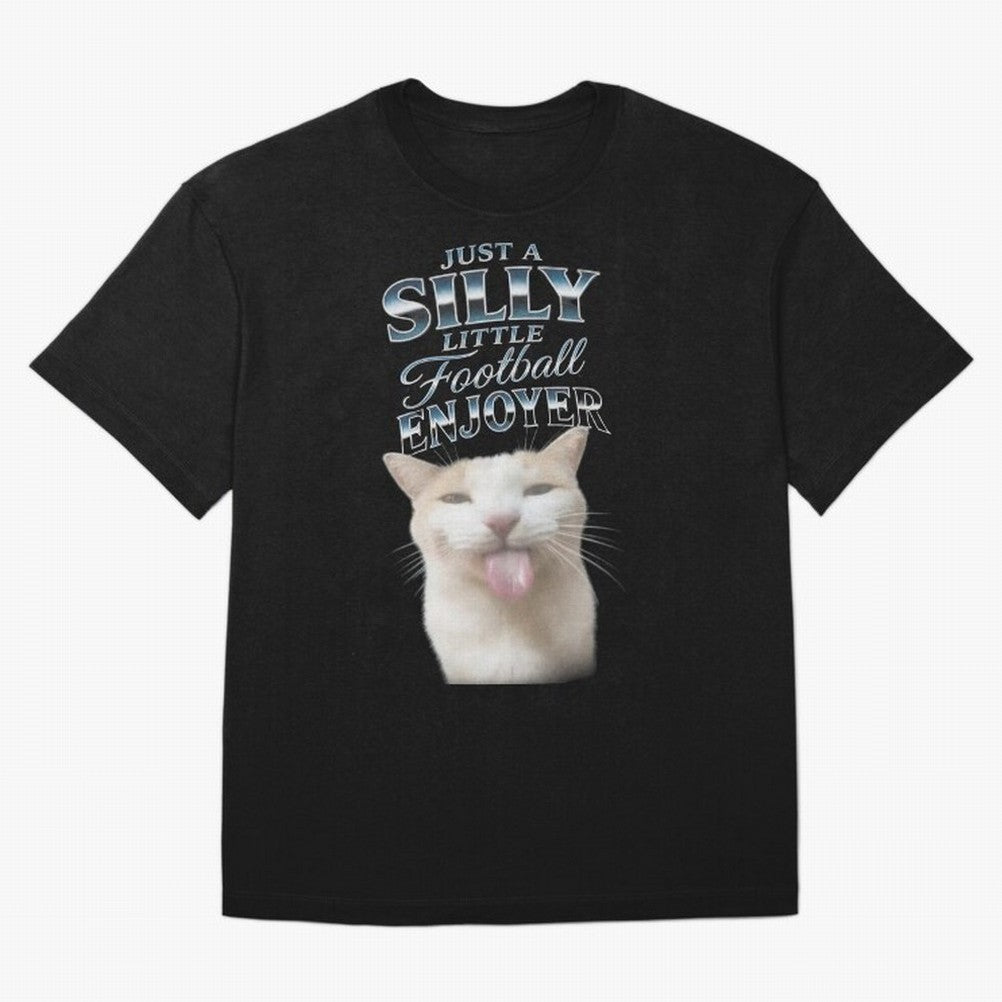 Just A Silly Football Enjoyer World Cup 2026 USA Meme Soccer Classic T-Shirt Show Your Stadium Side during FIFA World Cup 2026 USA Canada Mexico Spirit, Filled with France and Portugal, Neymar, Haaland and Cristiano Ronaldo, Classic Soccer