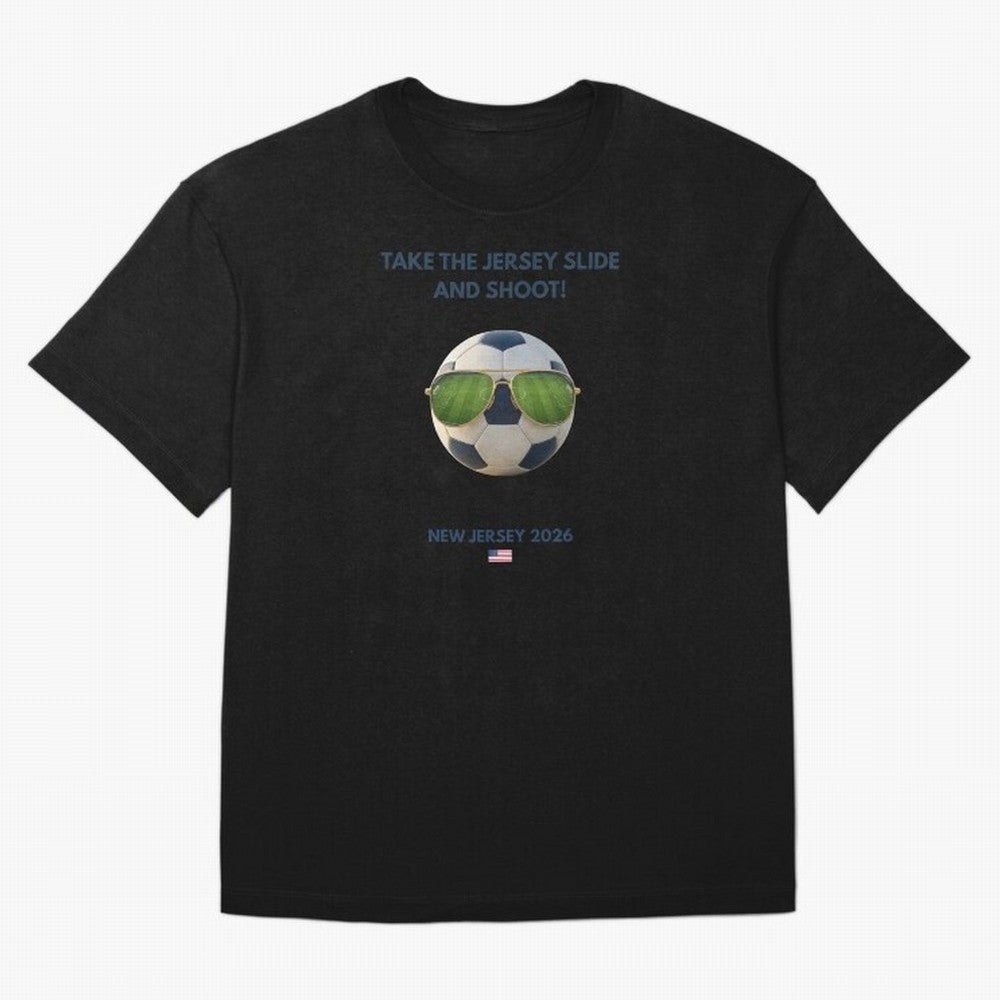 WC26 Hosting City: New Jersey | Fun and Smart Soccer Fan Gear Classic T-Shirt Represent the Passion of FIFA World Cup 2026 USA Canada Mexico for Fans of CR7 and Argentina, Bringing Game Day Rituals, Football Legends, Country Pride and the Road to