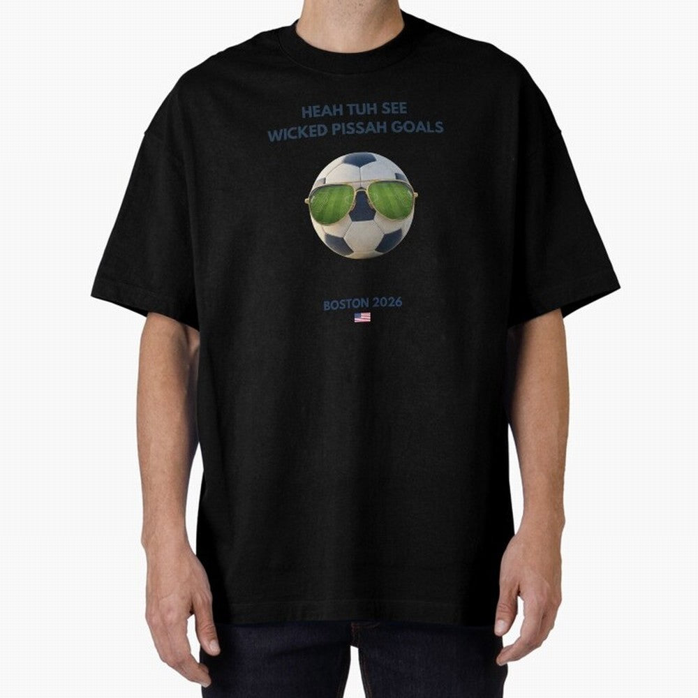 WC26 Hosting City: Boston | Fun and Smart Soccer Fan Gear Classic T-Shirt Show Love for Legendary Goals in FIFA World Cup 2026 Spirit, Filled with Germany, Neymar, Haaland and Cristiano Ronaldo, Goal Celebration Energy, Supporter Heritage, Football