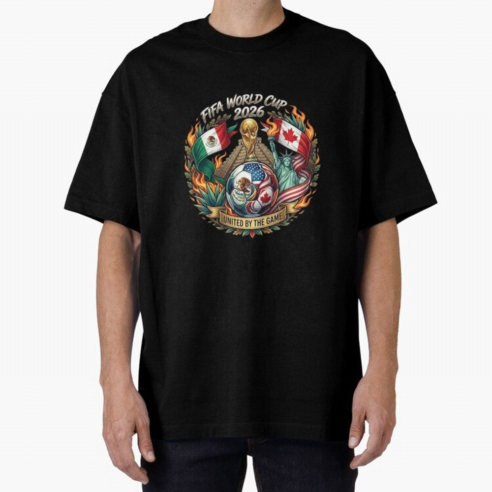 United By The Game 2026 Art Classic T-Shirt Celebrate Fan Culture around FIFA World Cup 2026 USA Canada Mexico Filled with Cristiano Ronaldo, Brazil, Portugal and Argentina Energy, Football Festival Excitement, Trophy Ambitions, Country Rivalries