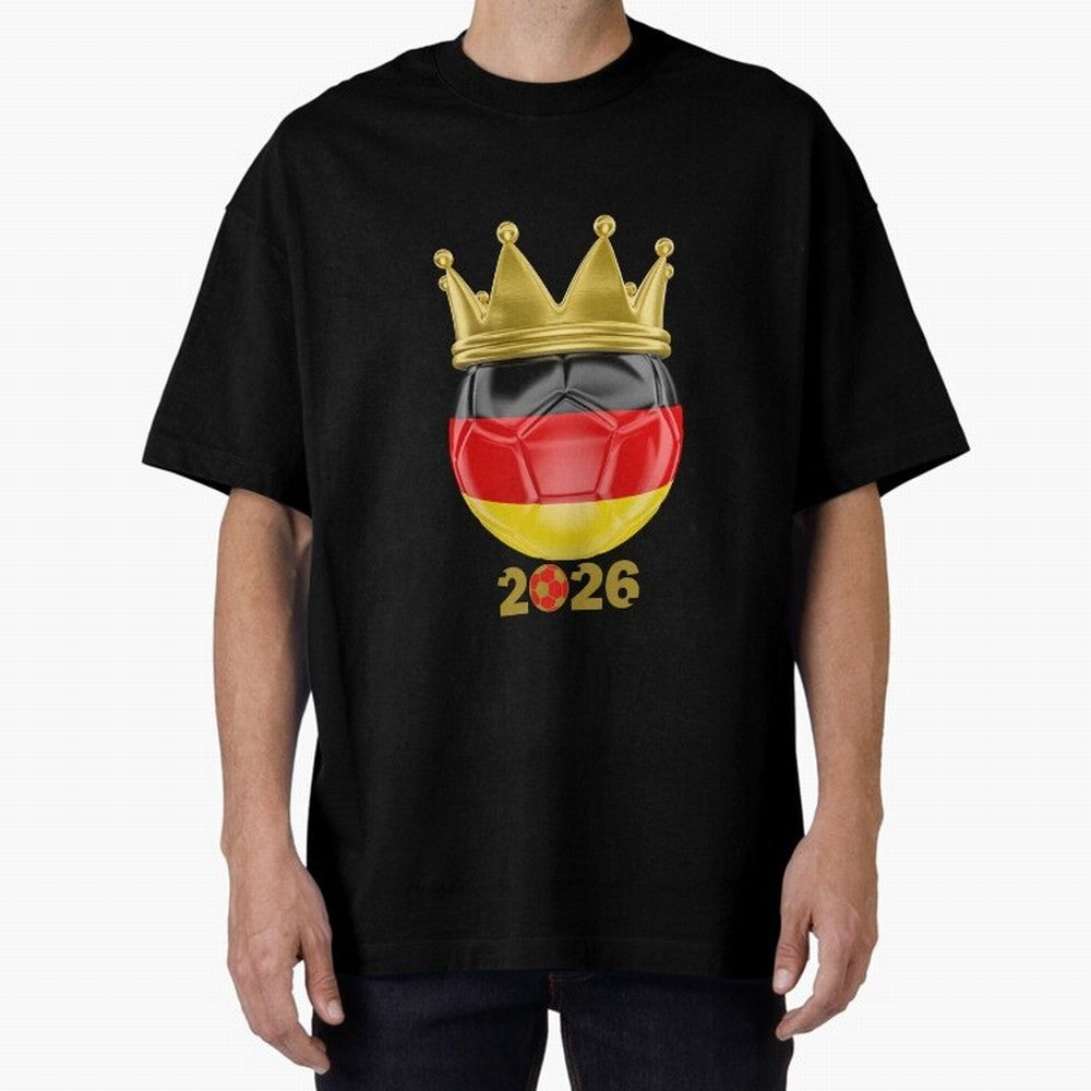 Germany Football Champion Crown 2026 Classic T-Shirt Bring a Champion Mindset to Match Day Hype around FIFA World Cup 2026 USA Canada Mexico, Mbappe, Argentina, France and Brazil, Fan Favorite Moments, National Team Passion, Big Match Drama and
