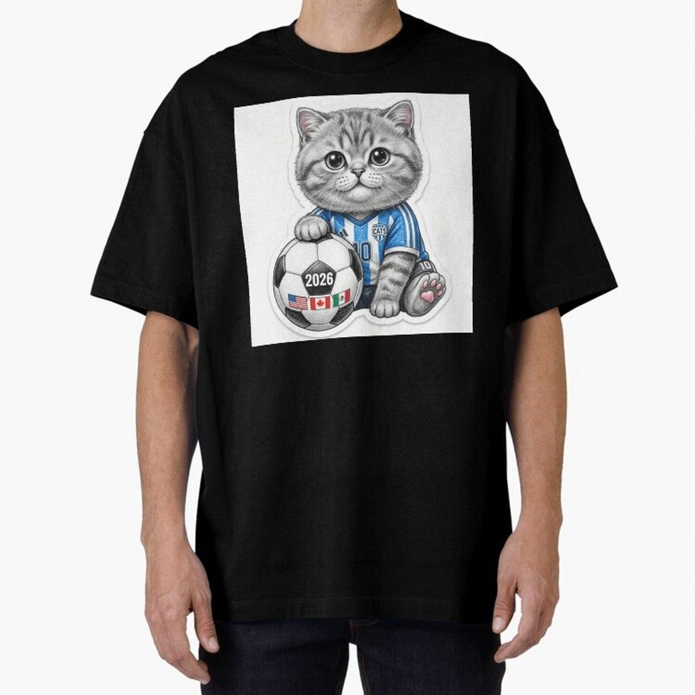 Cute Soccer Kitten #10 - FIFA 2026 World Cup Fan Art Classic T-Shirt Refresh FIFA World Cup 2026 USA Canada Mexico for Fans of CR7 and Brazil, Bringing Football Passion, Legendary Performances, Festival Vibes and Supporter Community; Created for