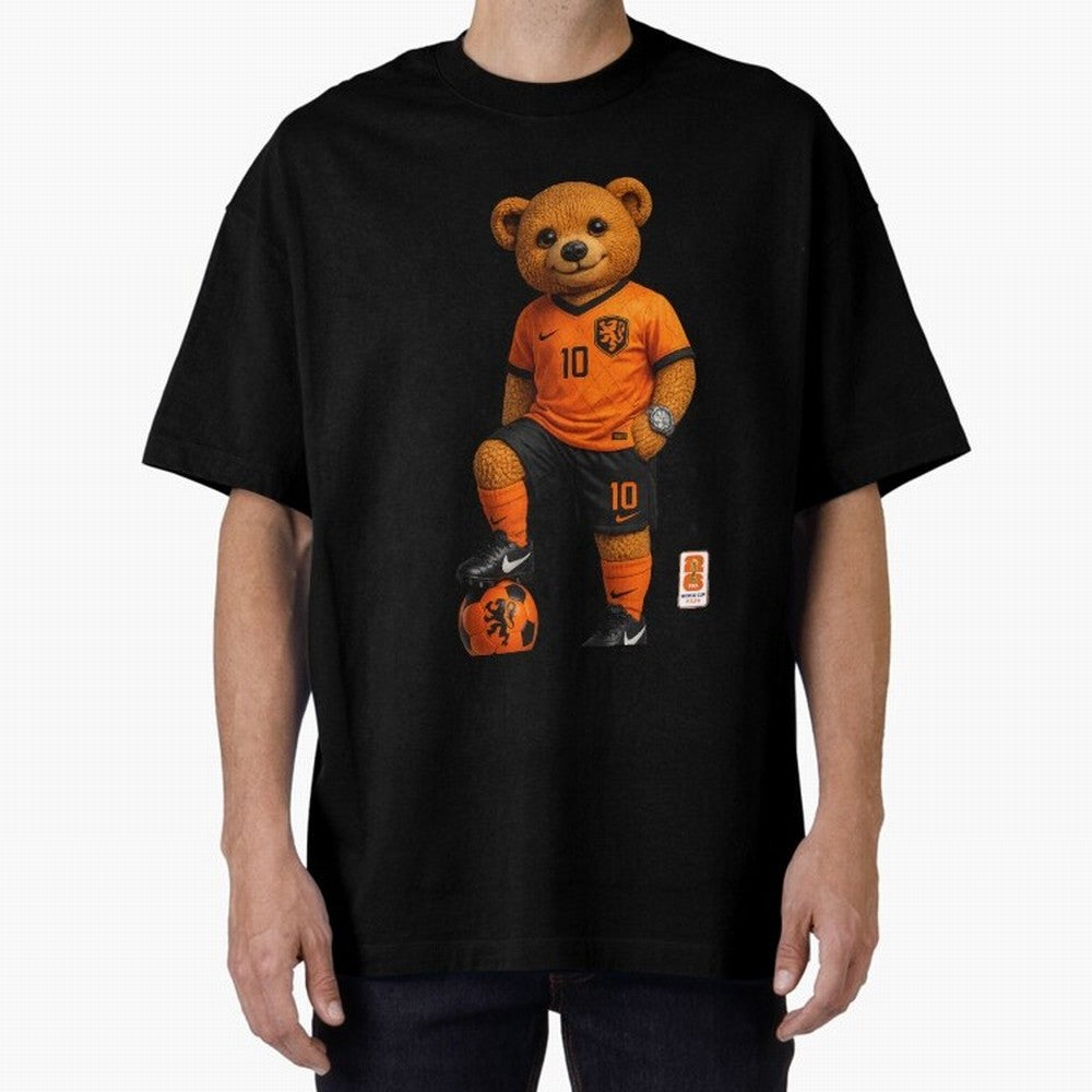 Netherlands Soccer Bear World Cup Teddy Bear Classic T-Shirt Back Your Heroes with Match Day Hype around FIFA World Cup 2026 USA Canada Mexico, CR7, Spain, Match Day Excitement, Supporter Culture, Golden Goals and Global Football Passion; Ideal for