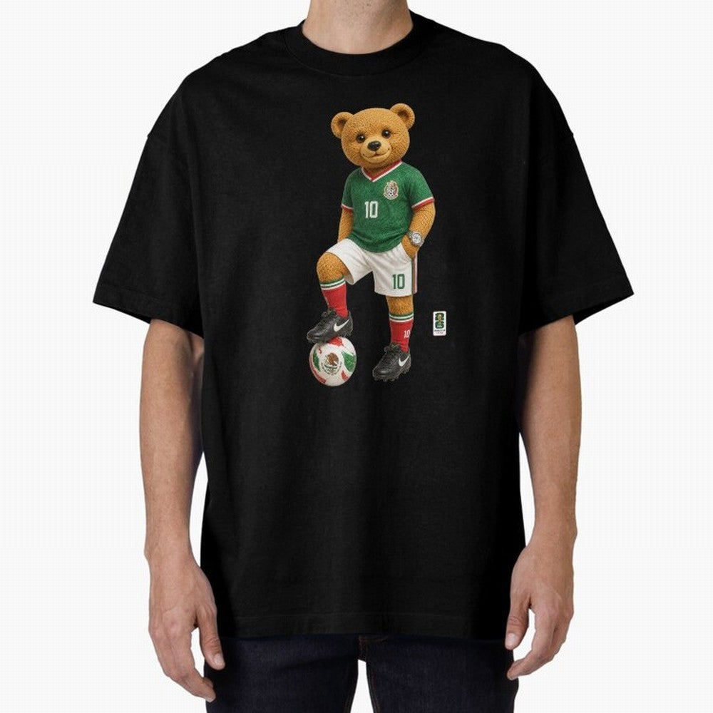 Mexico Soccer Bear World Cup Teddy Bear Classic T-Shirt Stand Out with Spirit from FIFA World Cup 2026 for Fans of Cristiano Ronaldo, Haaland and CR7 and Portugal, Bringing Championship Spirit, Famous Goals, Roaring Crowds and International