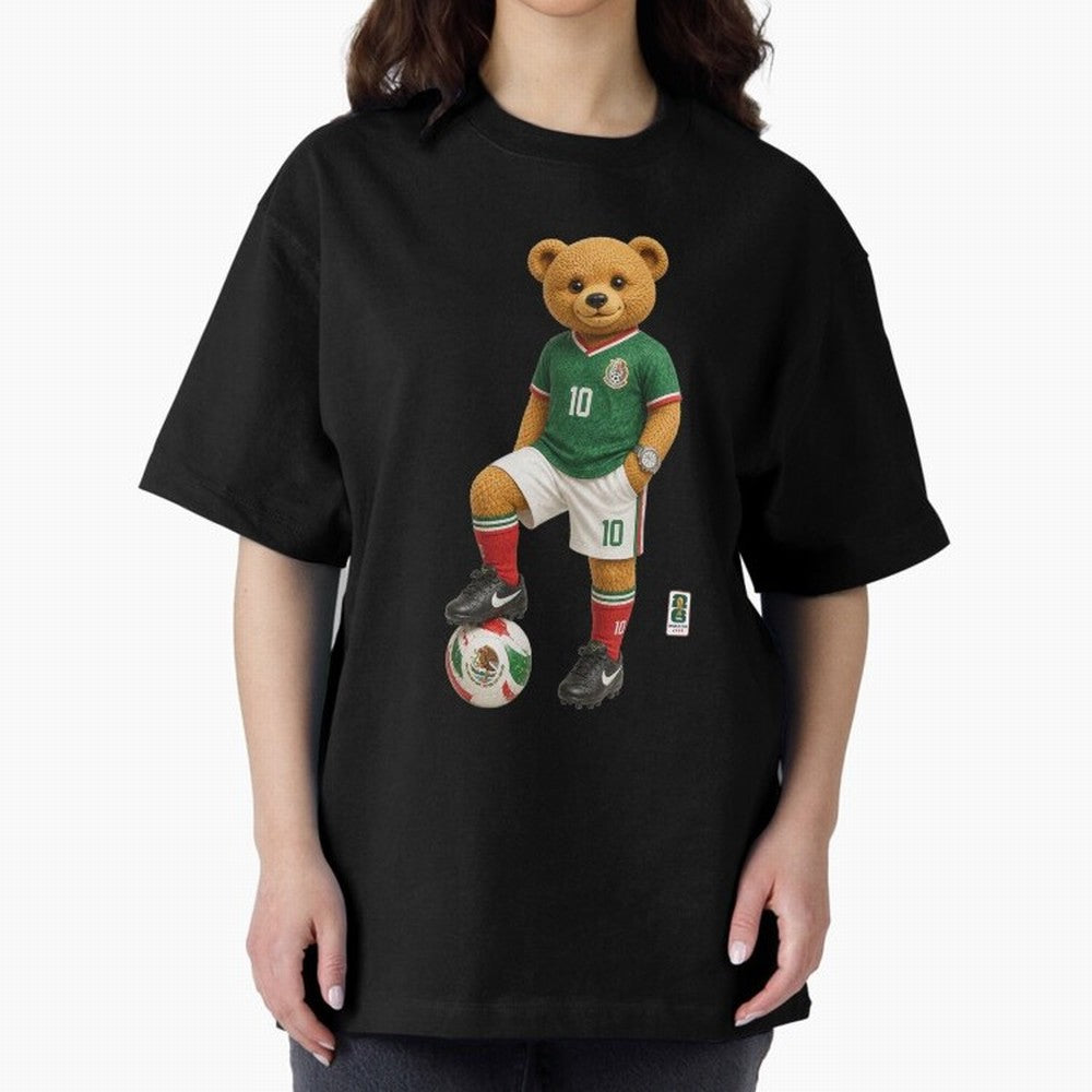 Mexico Soccer Bear World Cup Teddy Bear Classic T-Shirt Stand Out with Spirit from FIFA World Cup 2026 for Fans of Cristiano Ronaldo, Haaland and CR7 and Portugal, Bringing Championship Spirit, Famous Goals, Roaring Crowds and International