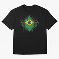 Brazil Flag - National Team Fans Classic T-Shirt Represent Fans Who Live for FIFA World Cup 2026 Centered on Mbappe, Brazil, Portugal and Argentina Energy, Retro Football Energy, Iconic Rivalries, Trophy Chase Drama and Stadium Atmosphere; Ideal