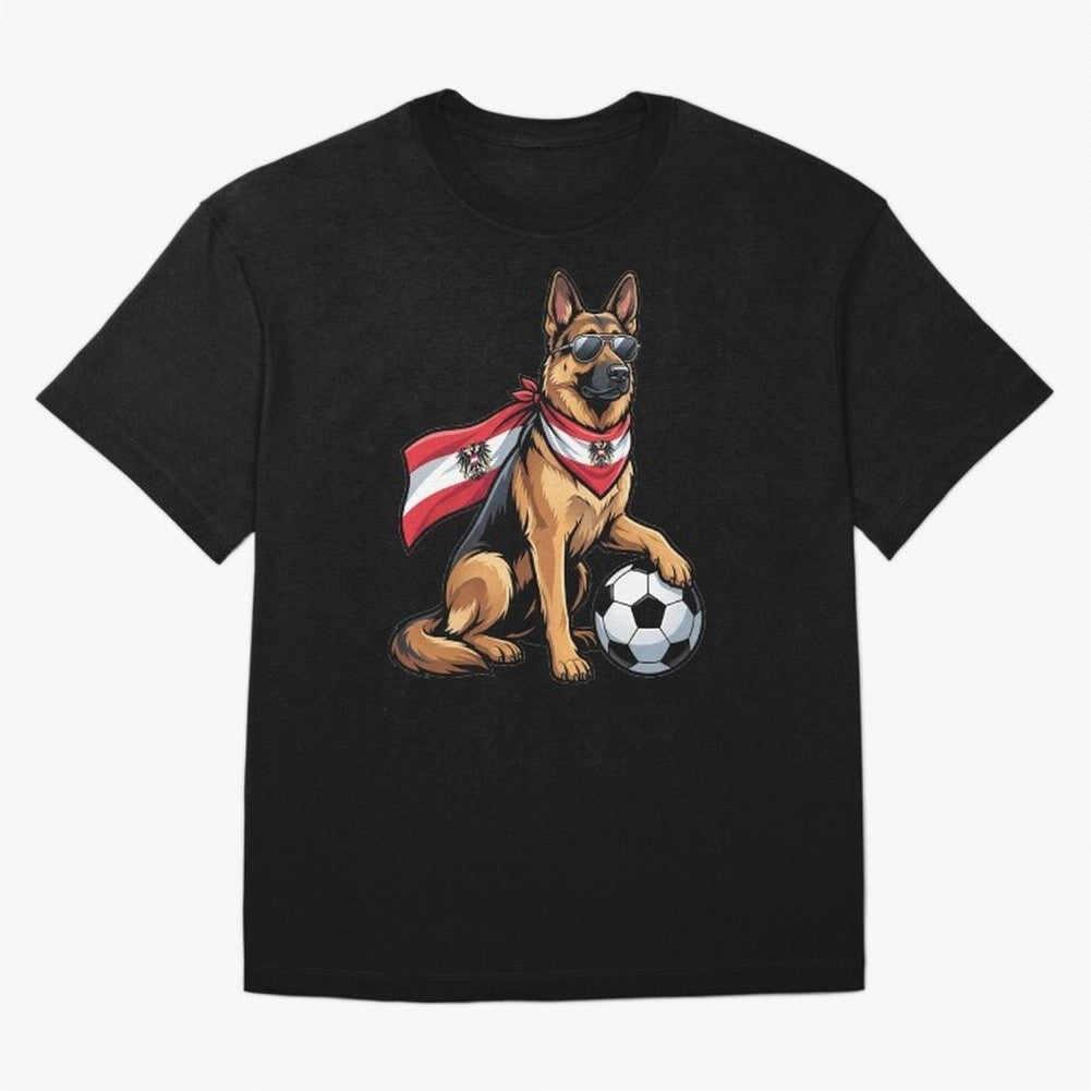 Austrian football dog Classic T-Shirt Discover FIFA World Cup 2026 USA Canada Mexico with Neymar, Haaland and Cristiano Ronaldo, Argentina, France and Brazil Energy, Tournament Hype, Historic Matchups, Family Viewing Parties and Global Sports