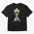 The Golden Glory 2026 - Futurist Soccer Trophy Classic T-Shirt Join the Countdown to the FIFA World Cup 2026 Journey through Mbappe and Neymar Highlights, France and Portugal Pride, Sports Nostalgia, International Competition, Famous Players and