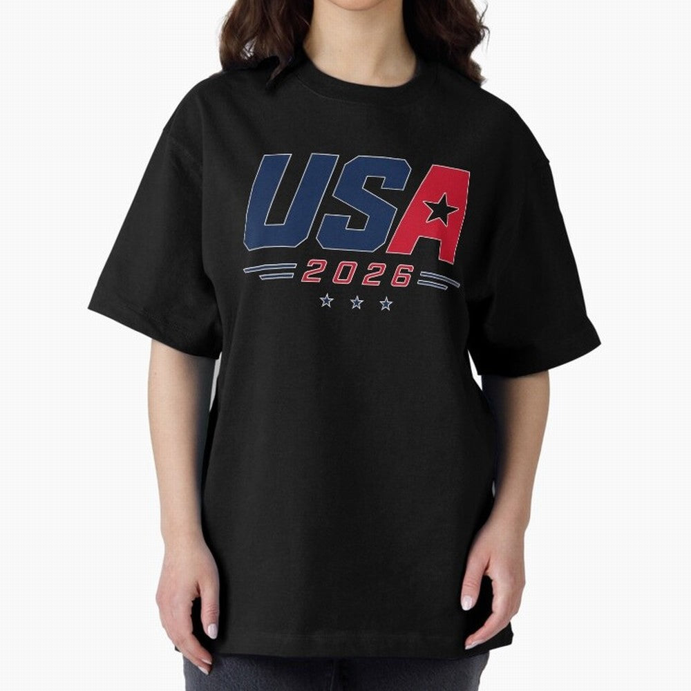 USA 2026 Soccer Fan Shirt | American Football Supporter Minimal Design Classic T-Shirt Celebrate Every Goal in FIFA World Cup 2026 Capturing Mbappe, Portugal, Spain and Germany Energy, Soccer Culture, Superstar Moments, National Team Dreams and