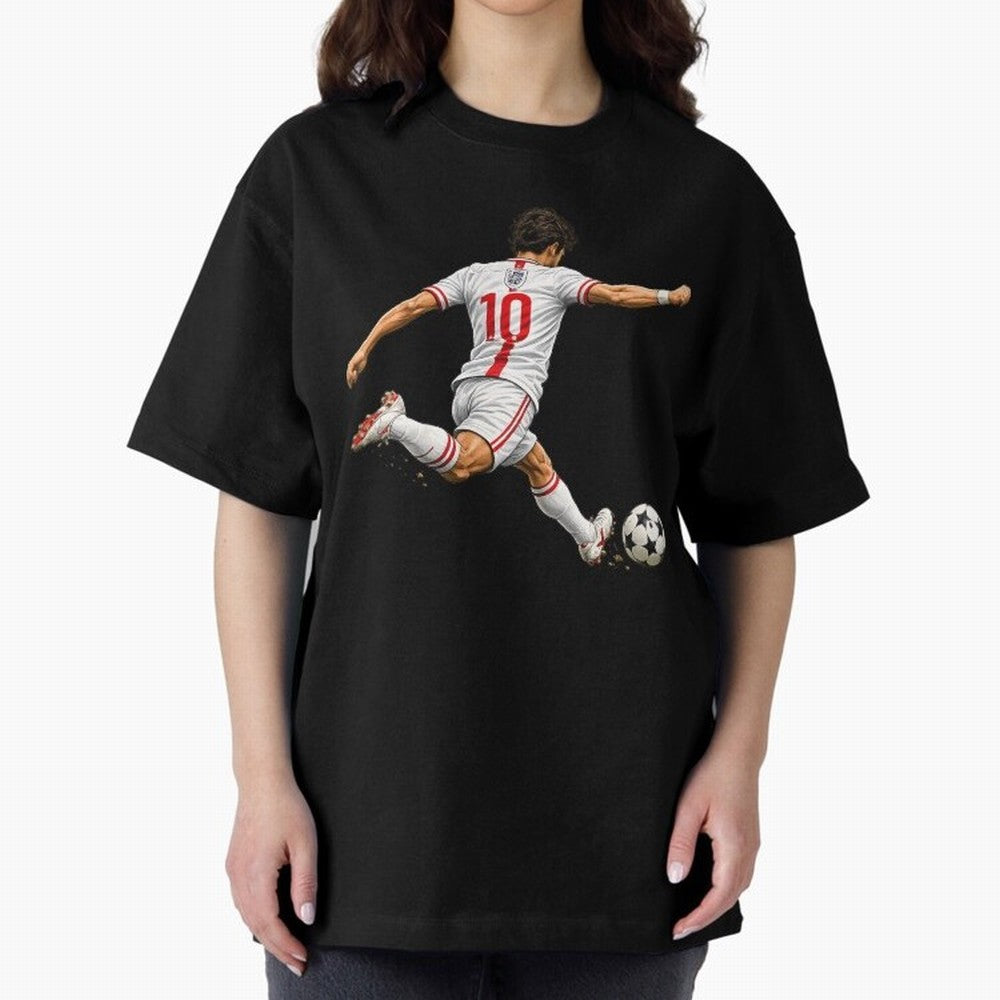 England Football Sticker Number 10 Three Lions Classic T-Shirt Represent Fans Who Live for FIFA World Cup 2026 USA Canada Mexico Inspired by Neymar, Haaland and Cristiano Ronaldo, Germany Energy, Soccer Culture, Superstar Moments, National Team