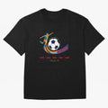 Football Striker Goal Celebration - Just One Kick Classic T-Shirt Make Game Day About Match Day Hype around FIFA World Cup 2026 Group Stage, CR7 and Messi, Brazil, Portugal and Argentina, Football History, Final Match Energy, Crowd Noise and Once
