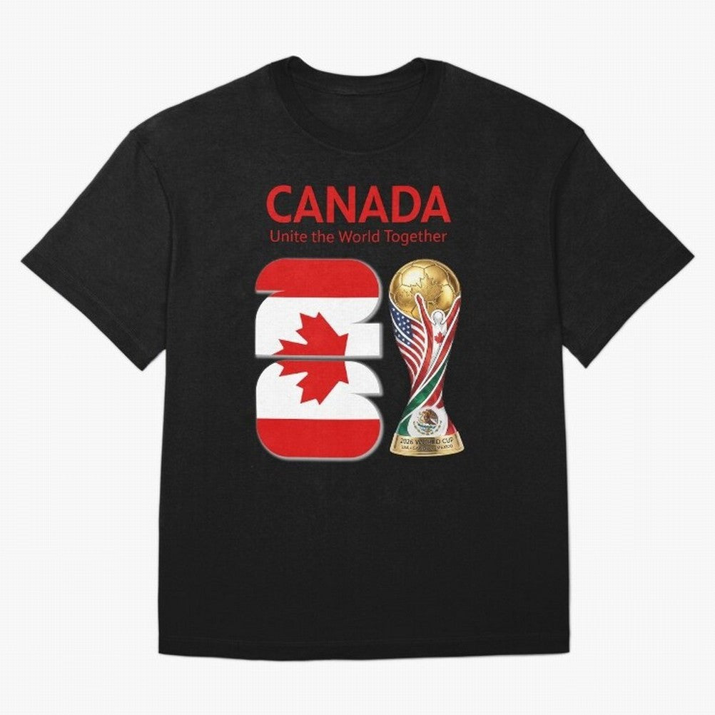World Cup 2026, IMG 019, CANADA 001 Classic T-Shirt Honor FIFA World Cup 2026 Group Stage for Fans of Mbappe and Argentina, Bringing Sports Nostalgia, International Competition, Famous Players and Unforgettable Victories; Perfect for Supporters Who