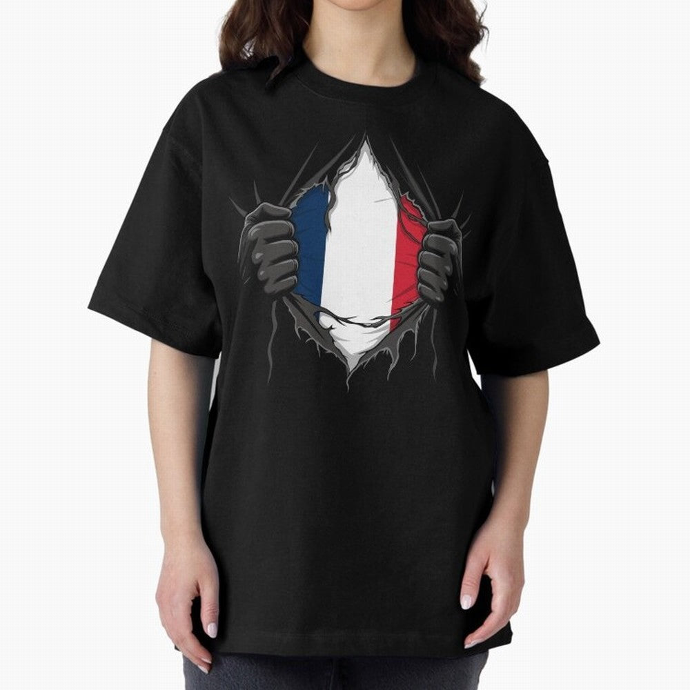 France Flag - National Team Fans Classic T-Shirt Turn Up for Global Football Passion for FIFA World Cup 2026, Highlighting Messi and Cristiano Ronaldo, Brazil, Portugal and Argentina, Football History, Final Match Energy, Crowd Noise and Once in a