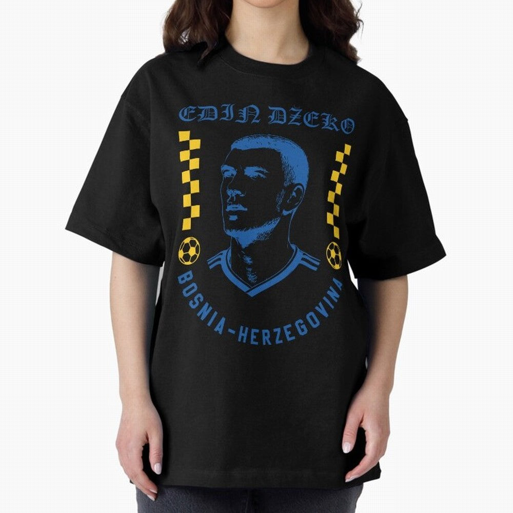 D?eko Bosnia Herzegovina Soccer Legend Retro Football Shirt Classic T-Shirt Represent FIFA World Cup 2026 for Fans of Cristiano Ronaldo and Germany, Bringing Soccer Culture, Superstar Moments, National Team Dreams and Competitive Fire; Great for