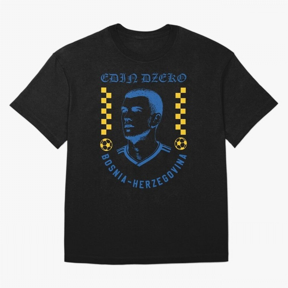 D?eko Bosnia Herzegovina Soccer Legend Retro Football Shirt Classic T-Shirt Represent FIFA World Cup 2026 for Fans of Cristiano Ronaldo and Germany, Bringing Soccer Culture, Superstar Moments, National Team Dreams and Competitive Fire; Great for