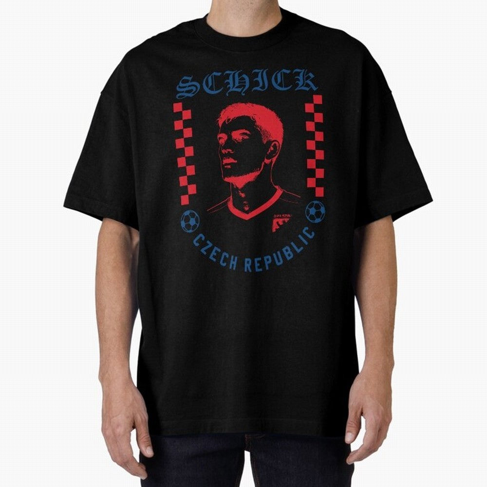 Schick Czech Republic Soccer Legend Retro Football Graphic Classic T-Shirt Turn Up for FIFA World Cup 2026 Spirit, Celebrating Brazil, Portugal and Argentina, Neymar, Goal Celebration Energy, Supporter Heritage, Football Icons and Worldwide