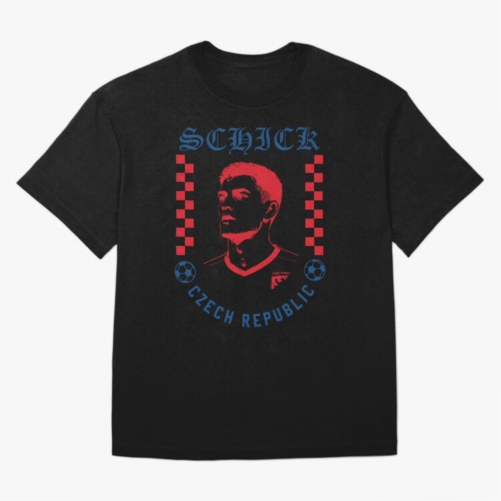 Schick Czech Republic Soccer Legend Retro Football Graphic Classic T-Shirt Turn Up for FIFA World Cup 2026 Spirit, Celebrating Brazil, Portugal and Argentina, Neymar, Goal Celebration Energy, Supporter Heritage, Football Icons and Worldwide