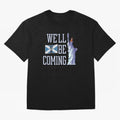 Scotland Football, Tartan Army ¡°We¡¯ll Be Coming¡±, Funny Statue of Liberty Classic T-Shirt Relive Match Day Hype around FIFA World Cup 2026, Haaland and Mbappe, Germany, Global Supporter Spirit, Legendary Goals, National Colors and Tournament