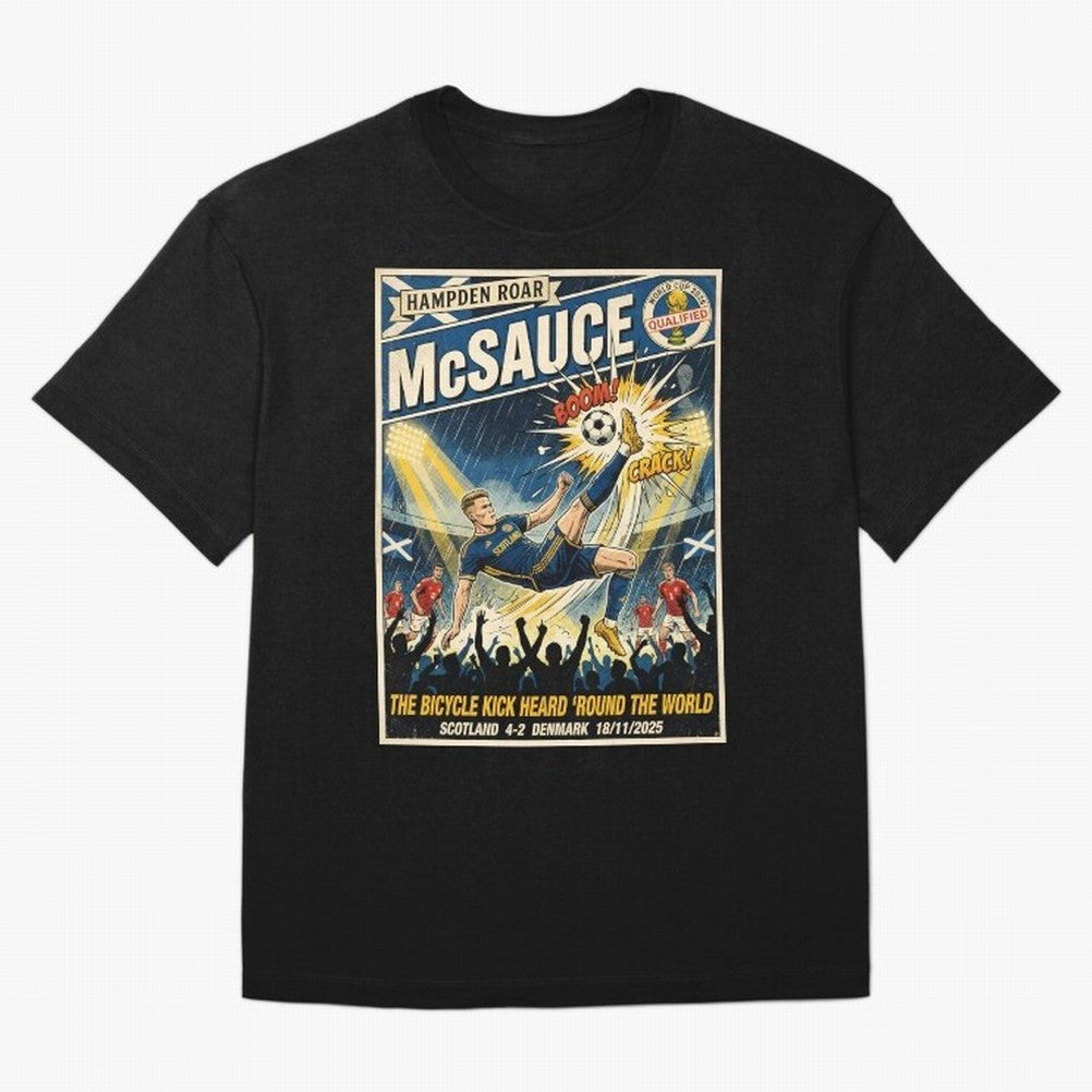 McSauce Goal November 18th 2025 Classic T-Shirt Stand with Match Day Hype around FIFA World Cup 2026 USA Canada Mexico, CR7, Netherlands, Vintage Soccer Flavor, Modern Football Stars, National Flags and Final Night Emotion; Perfect for People Who